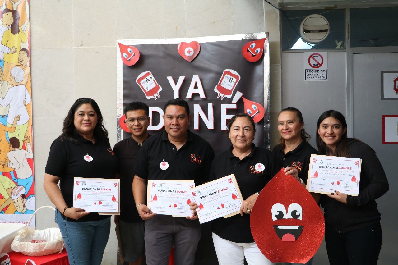 IMSS Hidalgo reconoció a personas donantes de sangre