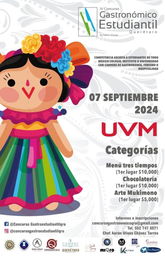Concurso Gastronómico Estudiantil de Querétaro 2024