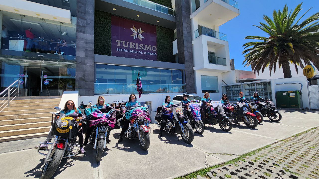 Confederación Internacional de Mujeres Bikers recorrerá Hidalgo 