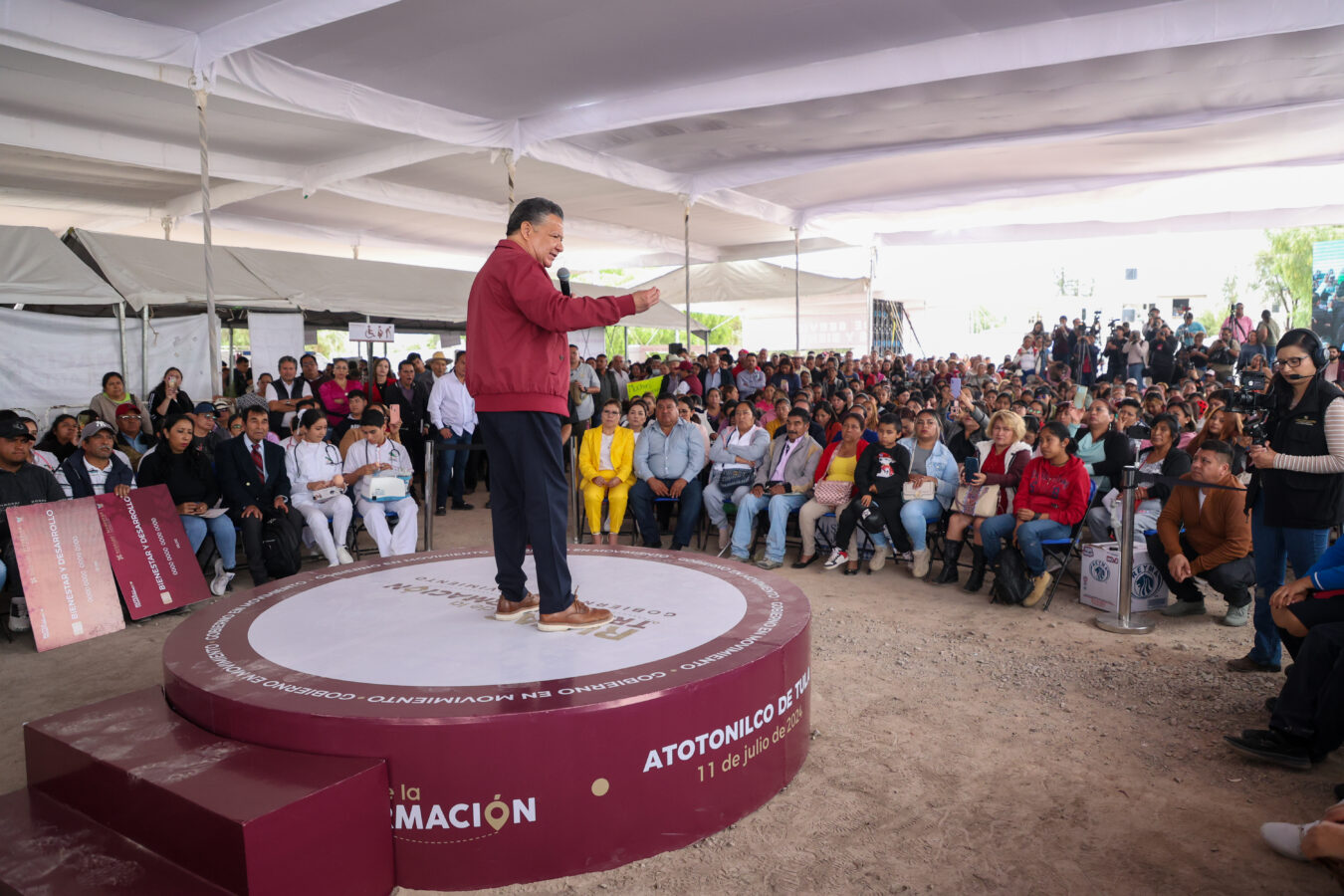 Se transforma Atotonilco de Tula, afirma Julio Menchaca