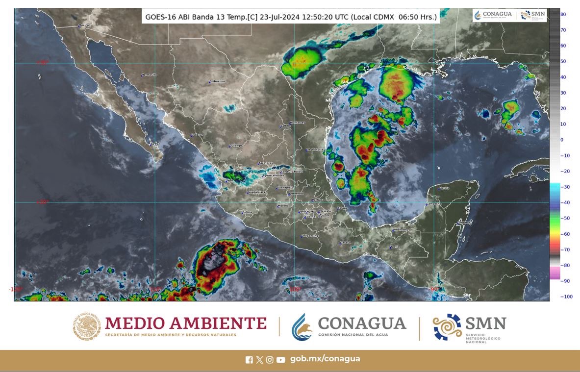 Prevén lluvias intensas en Estado de México, Hidalgo, Puebla y otros estados