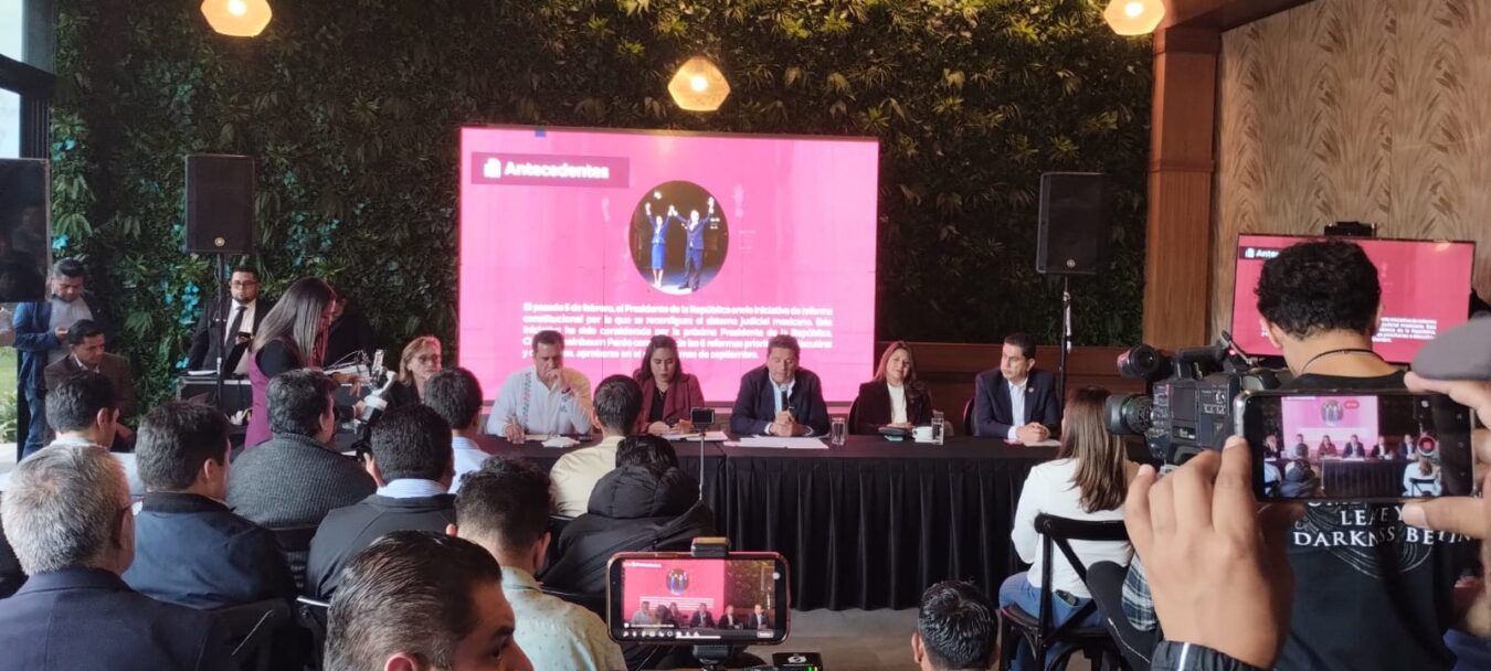 Realizan, en Pachuca, “Asamblea Informativa” sobre la Reforma Judicial