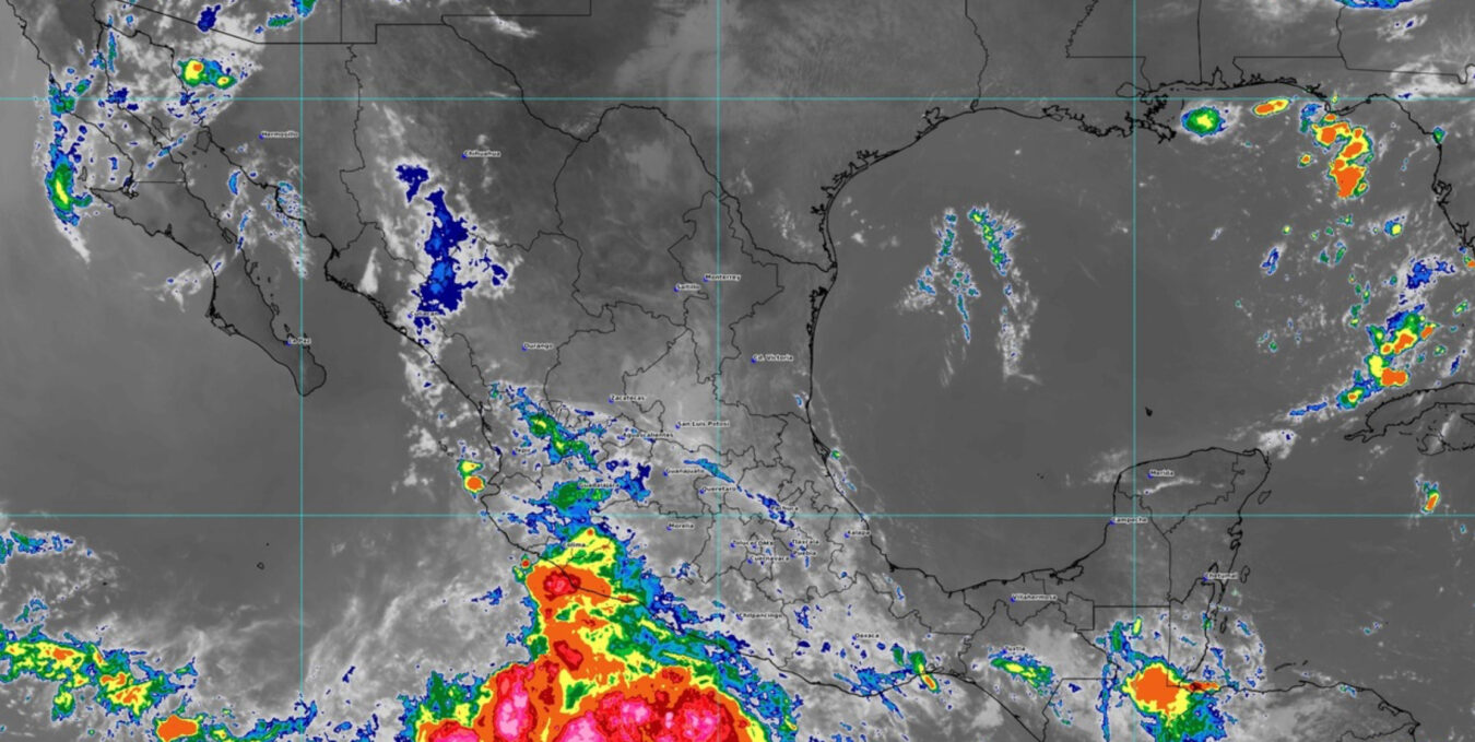 Continuarán las lluvias en gran parte del territorio nacional 