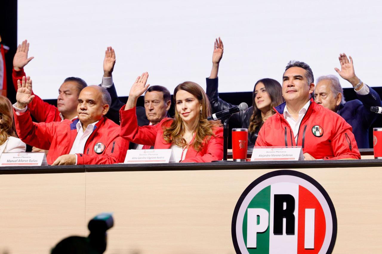 “Eterniza” PRI a “Alito” Moreno y Carolina Viggiano.