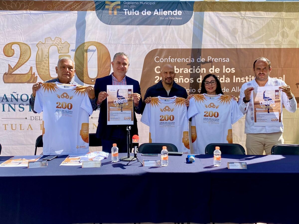 Presentan Carrera Atlética Conmemorativa por los 200 Años de Tula de Allende