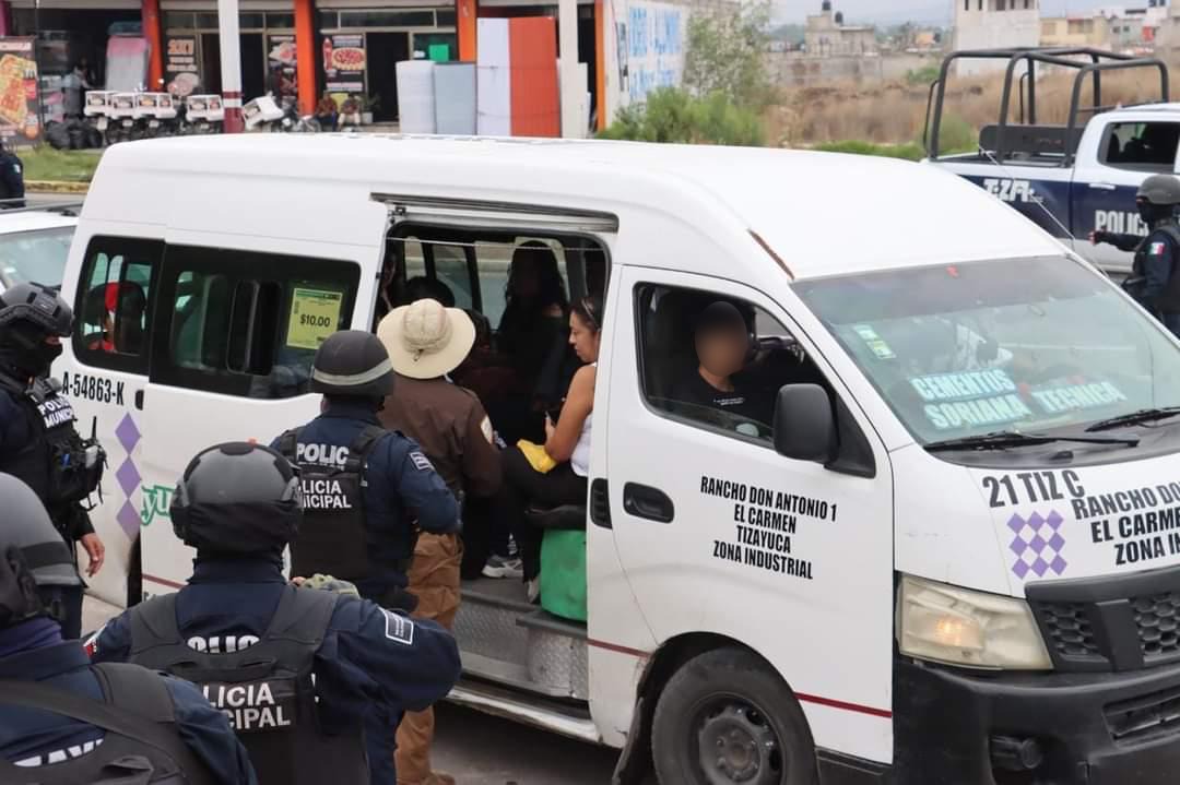 Asegurados 40 migrantes durante operativos de julio en Tizayuca