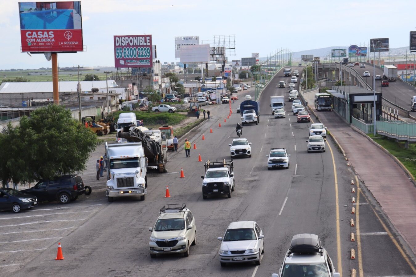 Más de 45 millones de pesos para rehabilitación del bulevar Felipe Ángeles