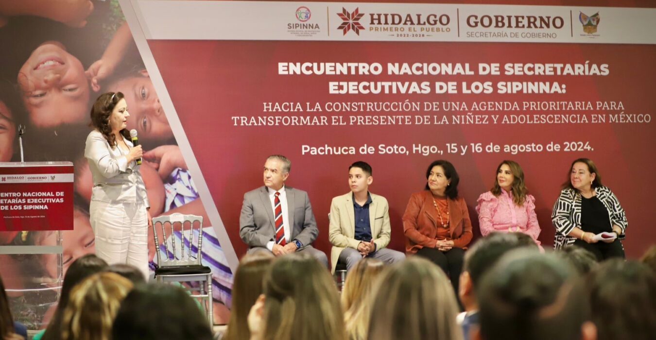 Realizan el Encuentro Nacional de Secretarías Ejecutivas de los SIPINNA en Hidalgo