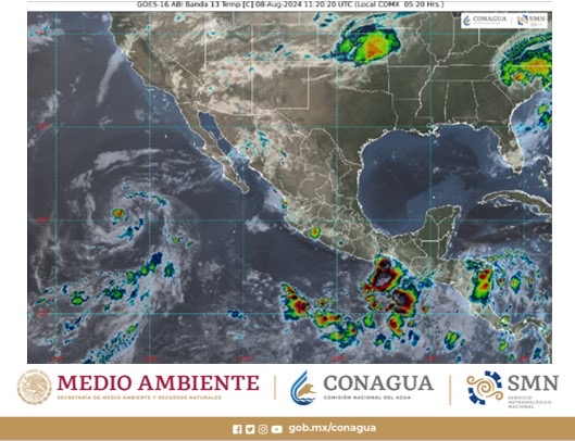 Se esperan en Hidalgo temperaturas mínimas, rachas de viento y chubascos