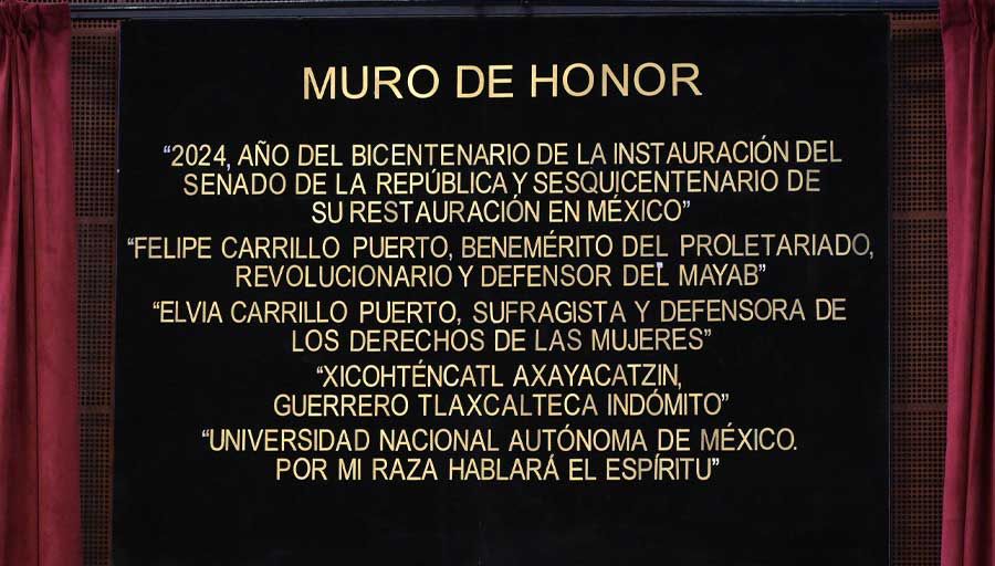 Senado rinde homenaje a la Universidad Nacional Autónoma de México