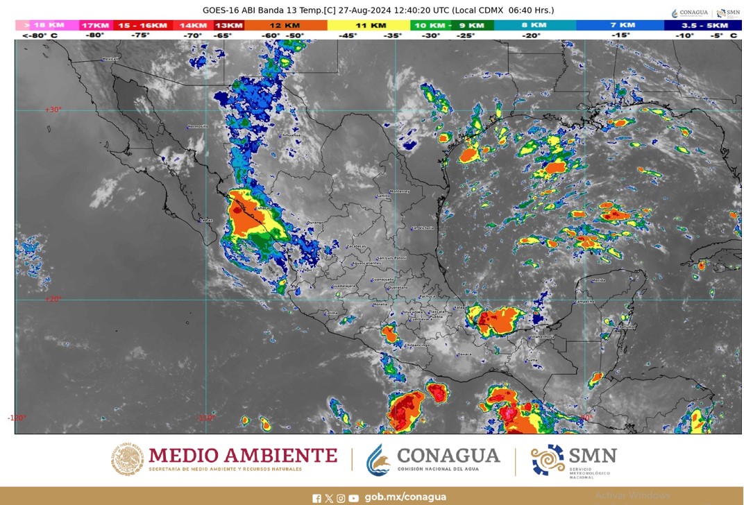 Pronostican para Hidalgo lluvias fuertes