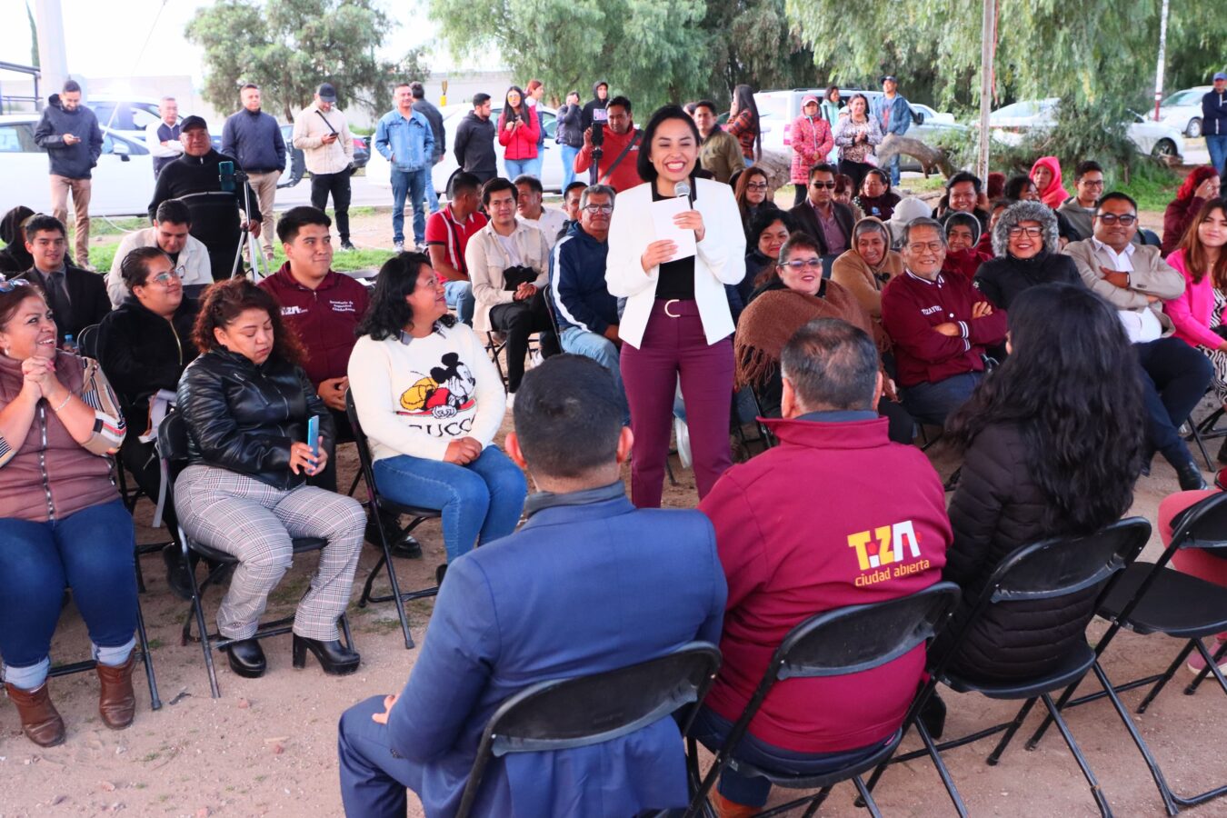 Inauguran pavimentación asfáltica y alumbrado público en Rancho Don Antonio