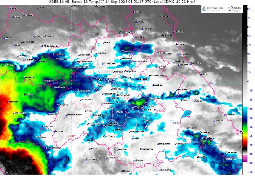 Precaución: prevén para Hidalgo lluvias fuertes de 25 a 50 mm