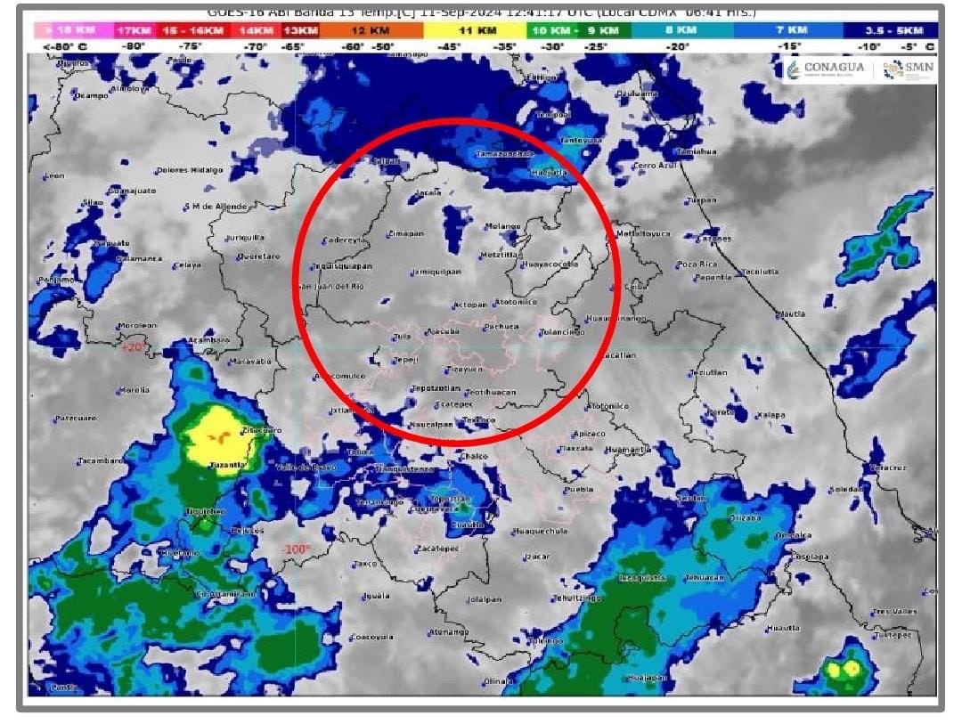 Continúan lluvias muy fuertes para Hidalgo