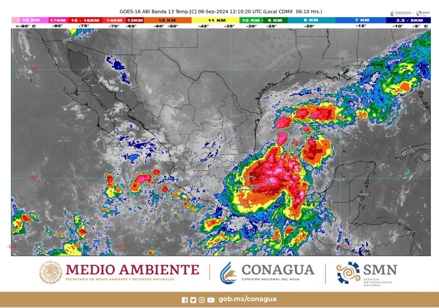 Se pronostican para Hidalgo lluvias muy fuertes de 50 a 75 mm