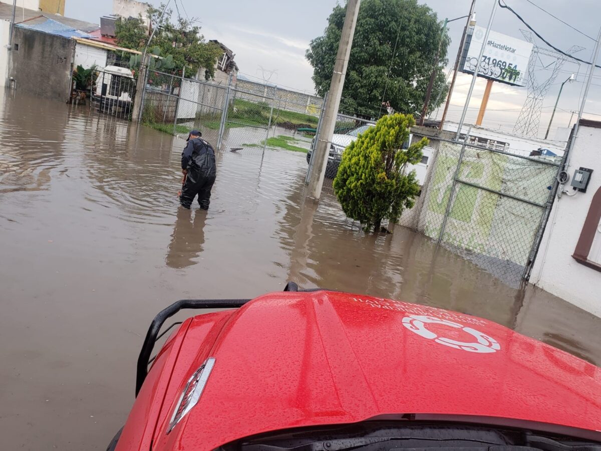 Afectan lluvias el sur-suroeste de Pachuca