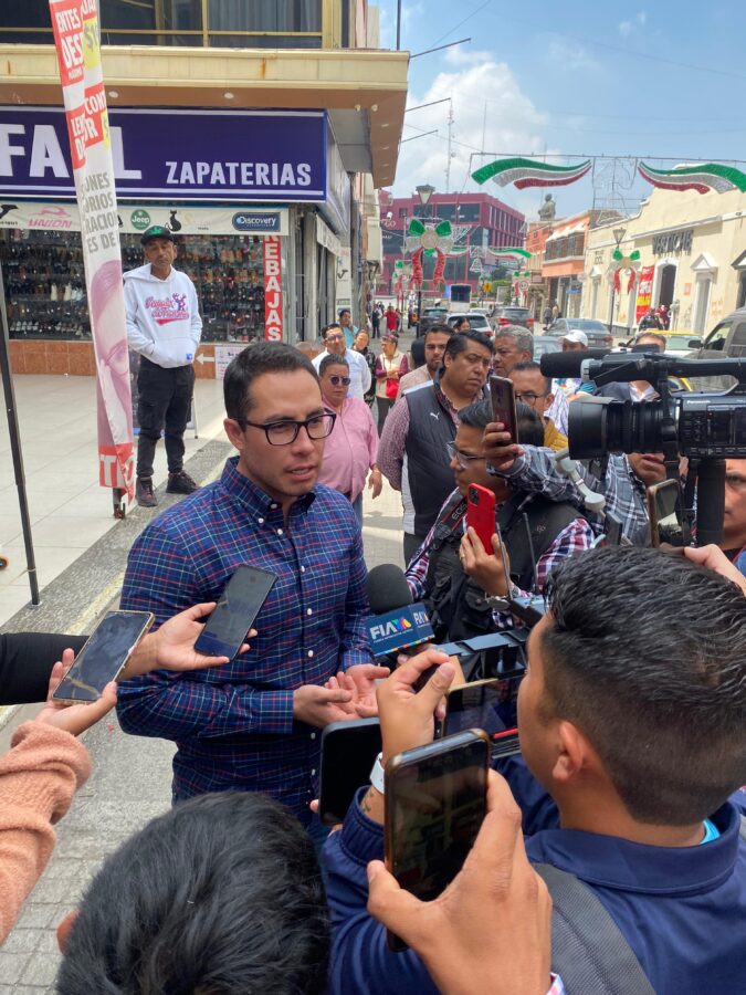 Retiran comercio ambulante del centro de Pachuca