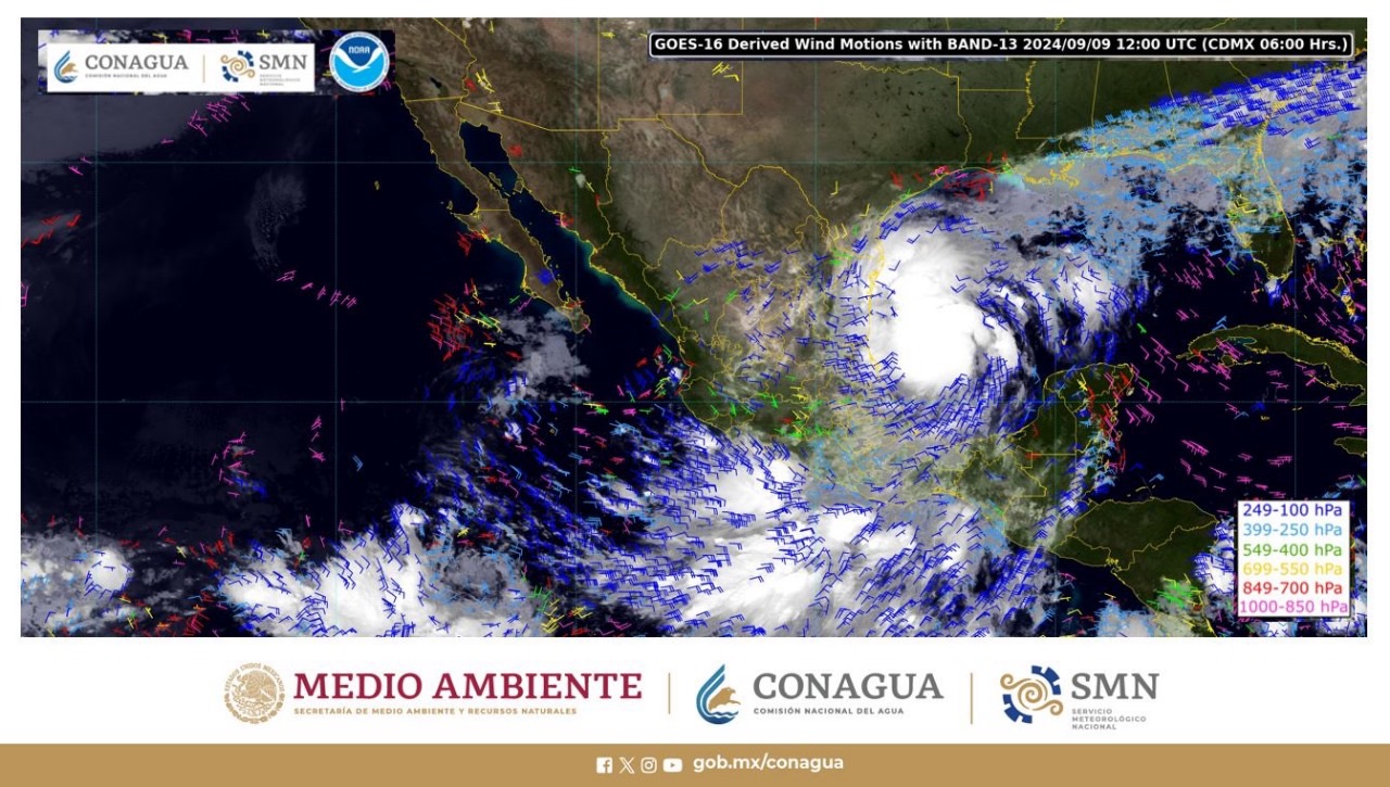 Pronostican lluvias puntuales muy fuertes para Hidalgo de 50 a 75 mm