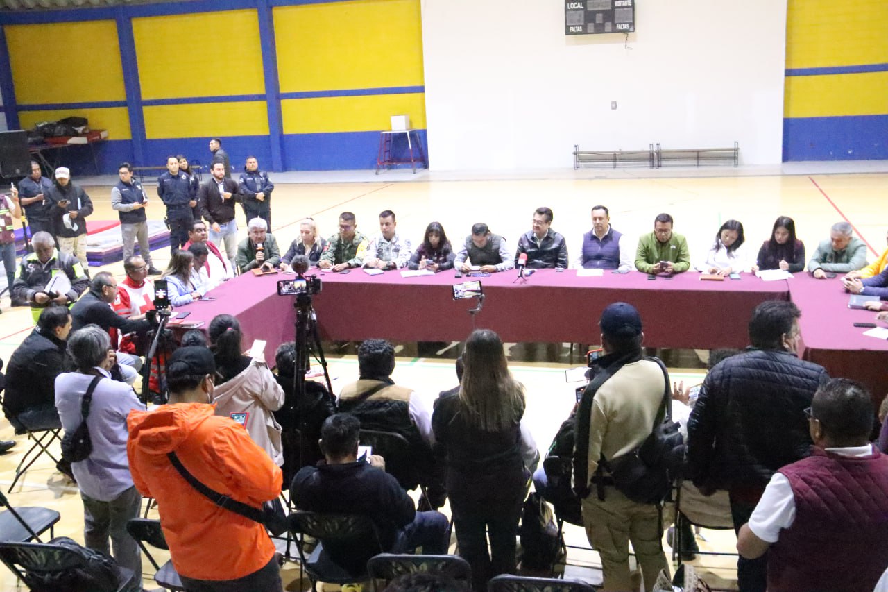 Sesiona en Tula el Comité de Emergencias del Estado de Hidalgo