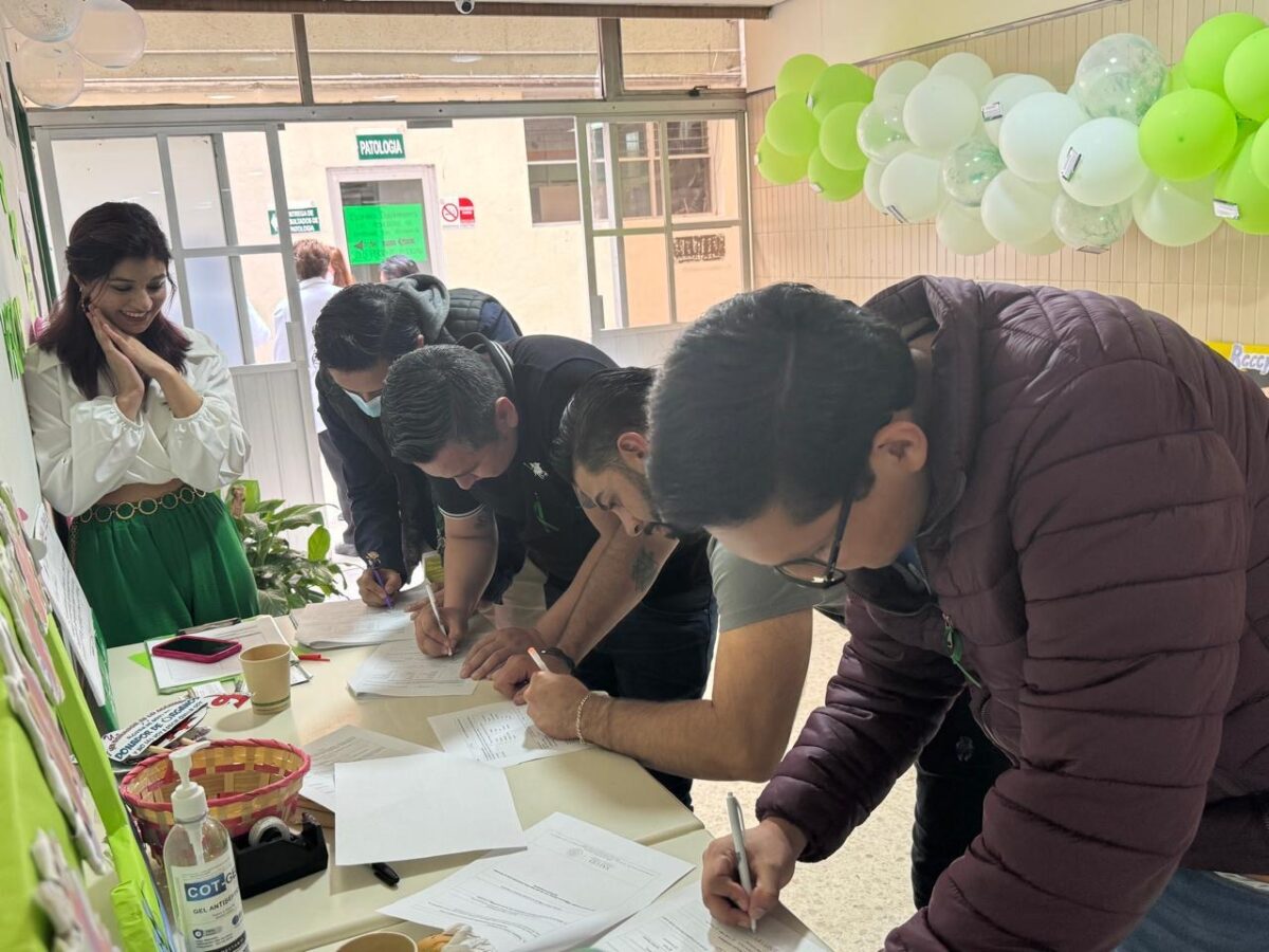 IMSS Hidalgo registra a donantes voluntarios de órganos 