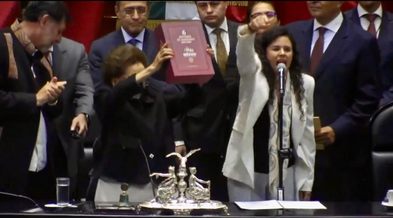 Entrega Luisa María Alcalde el 6° Informe de Gobierno del presidente