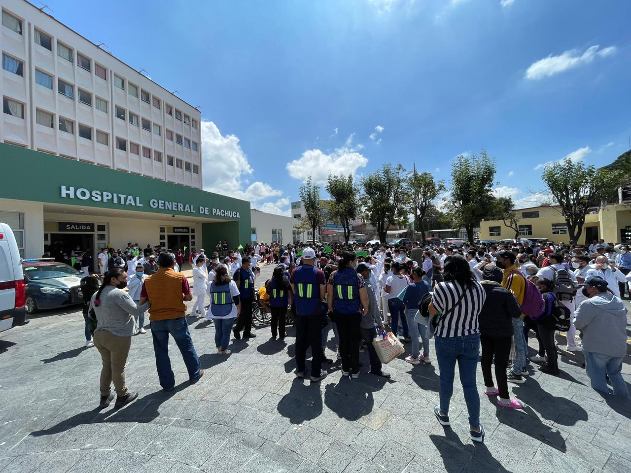 Unidades de salud y hospitales IMSS-Bienestar Hidalgo participaron en el Simulacro Nacional