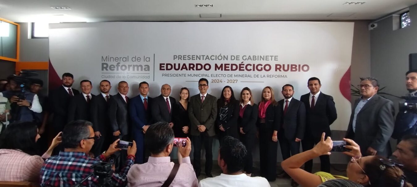 Presenta Medécigo Rubio gabinete de trabajo para Mineral de la Reforma