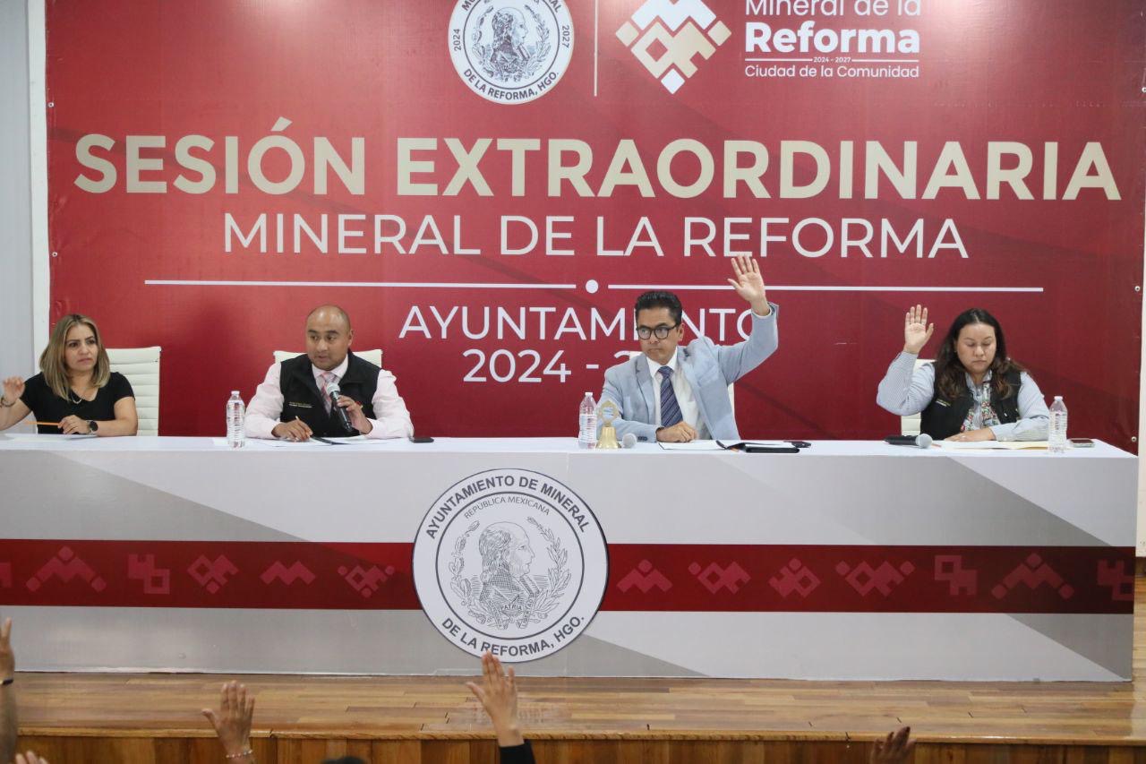 Aprueba ayuntamiento de Mineral de la Reforma Ley de Ingresos 2025