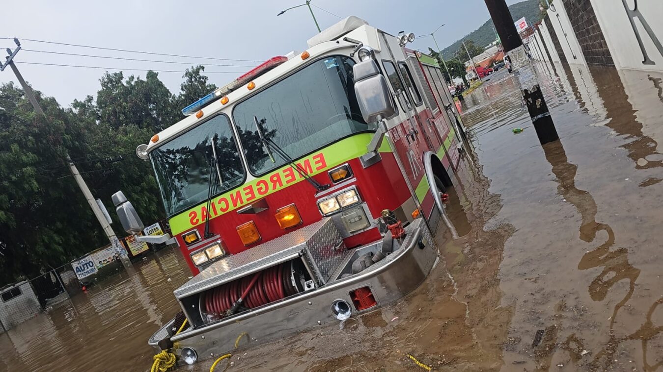 Informa protección civil reporte de daños por lluvias.