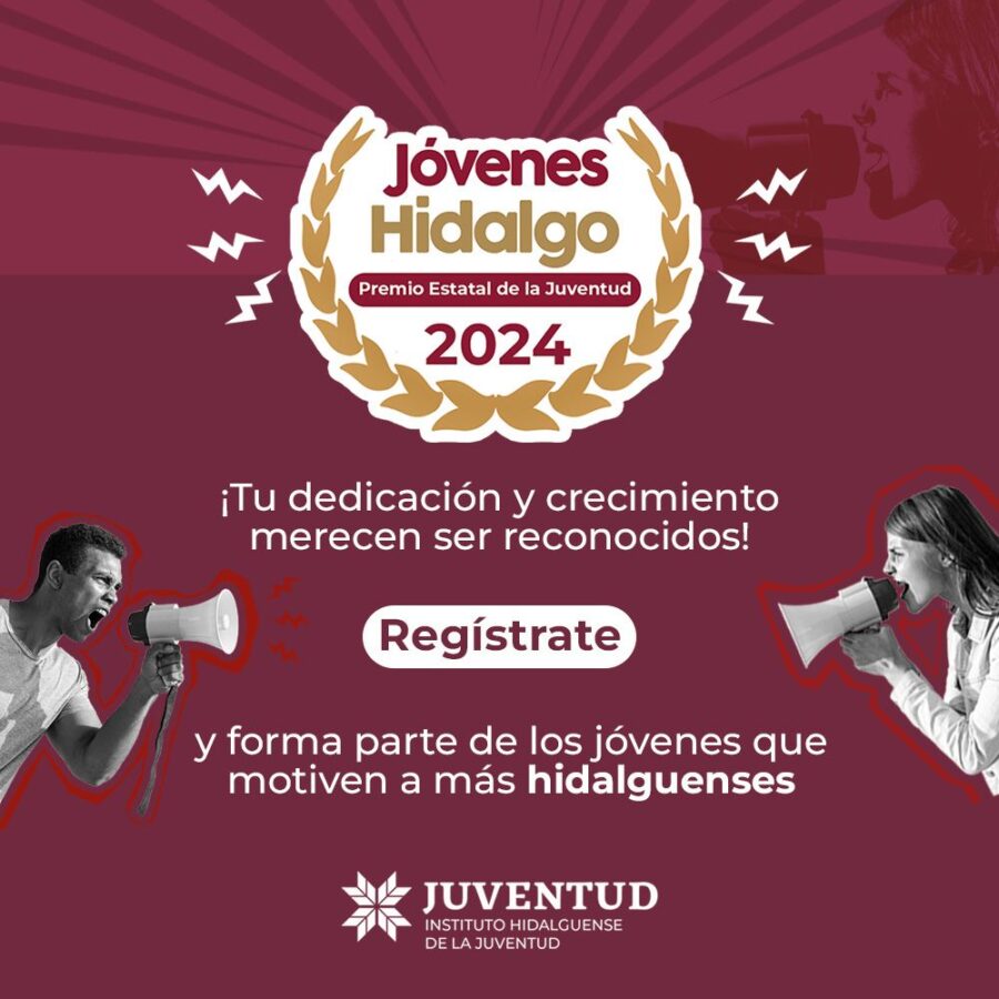 Se amplía el registro para Premio Estatal de la Juventud 2024