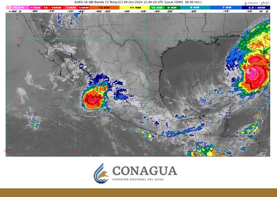 Pronostican lluvias en gran parte del territorio nacional