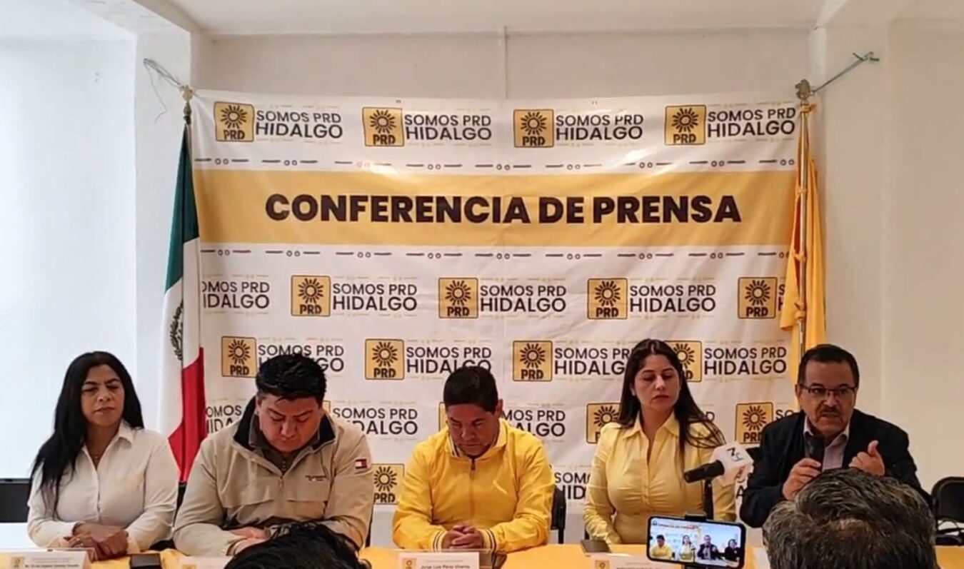 A partir del 1 de noviembre PRD Hidalgo obtendrán derechos y obligaciones, prerrogativas hasta 2025