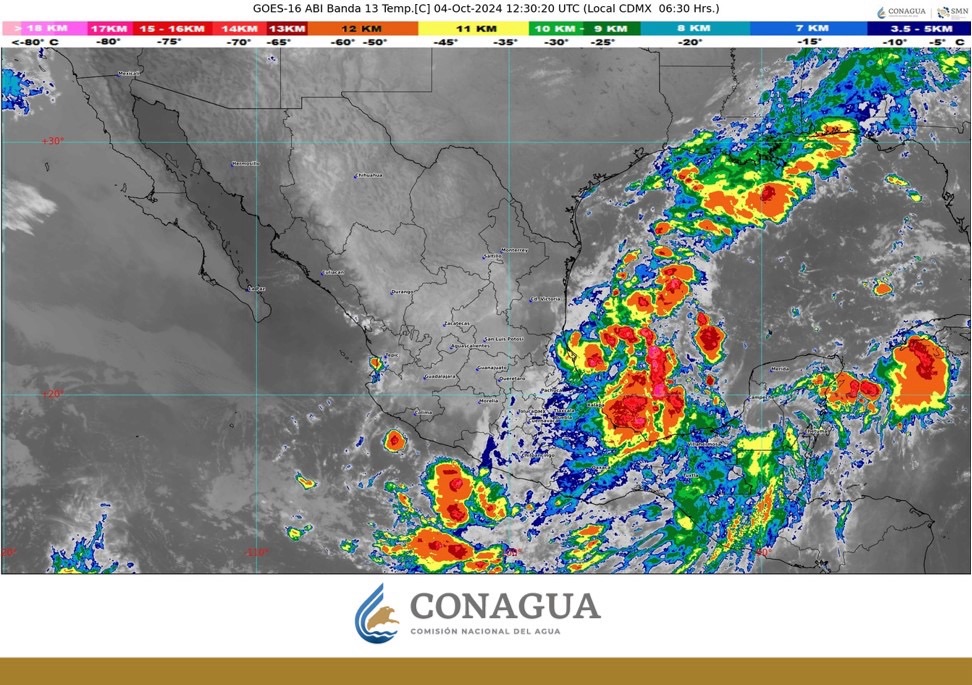 Prevén para Hidalgo lluvias fuertes de 25 a 50 mm