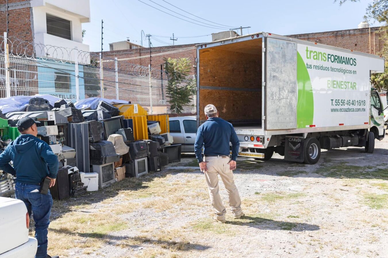 Recolectan en Tepeji del Río 5 toneladas de desechos electrónicos.