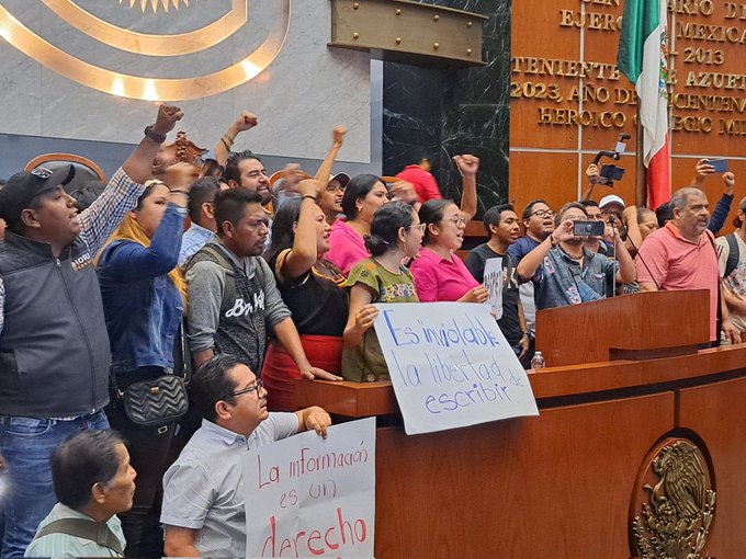 Periodistas denuncian amenazas por parte de legisladora morenista