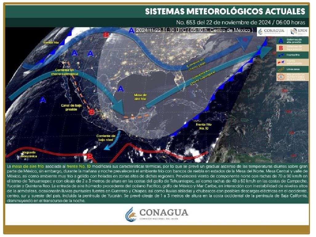 Prevén para Hidalgo lluvias aisladas de 0.1 a 5 mm