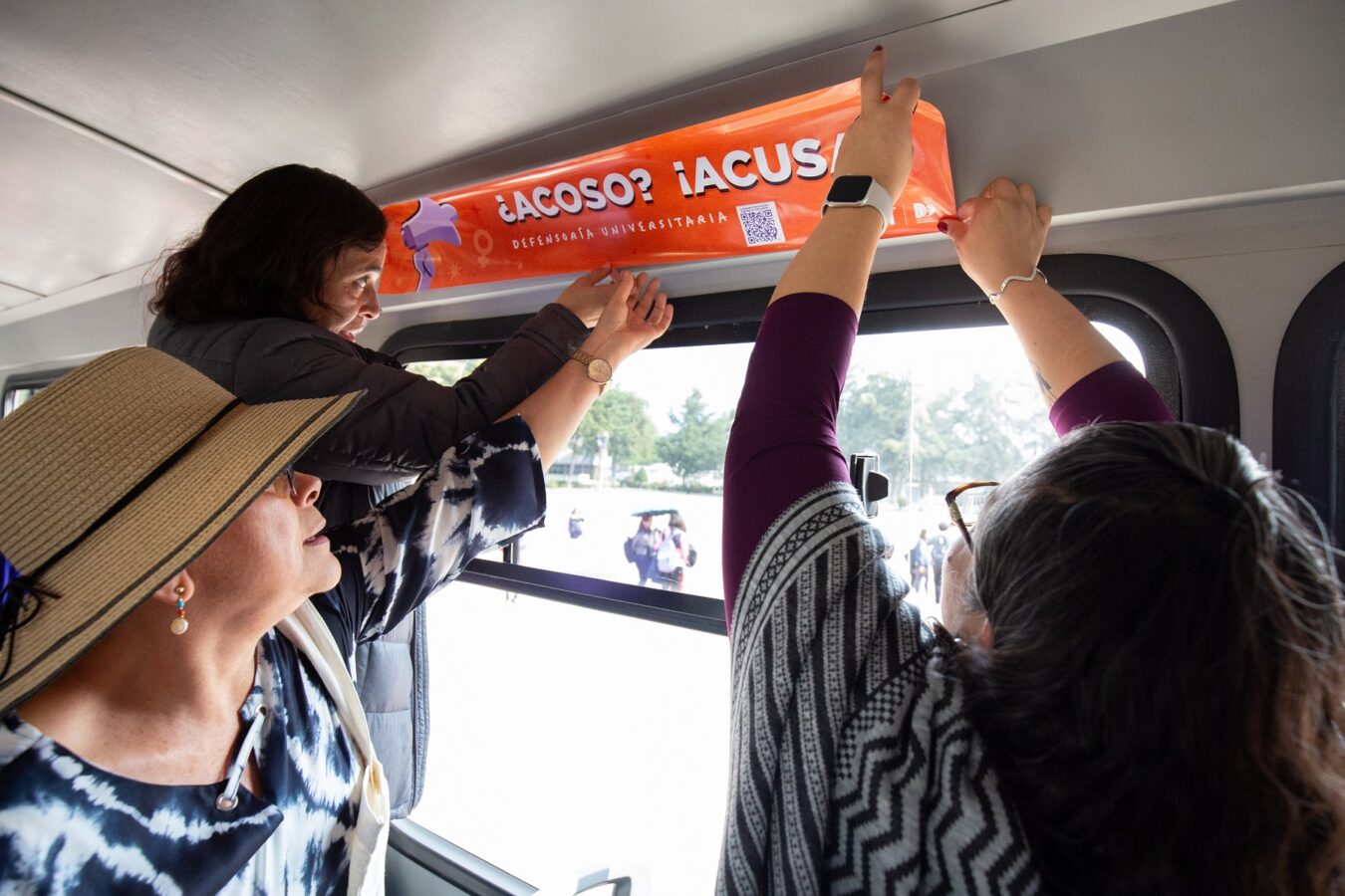 Lanza UAEH campaña contra el acoso en el transporte universitario