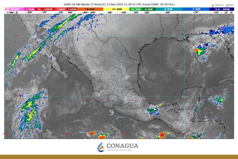 Prevén para Hidalgo lluvias aisladas de 0.1 a 5 mm