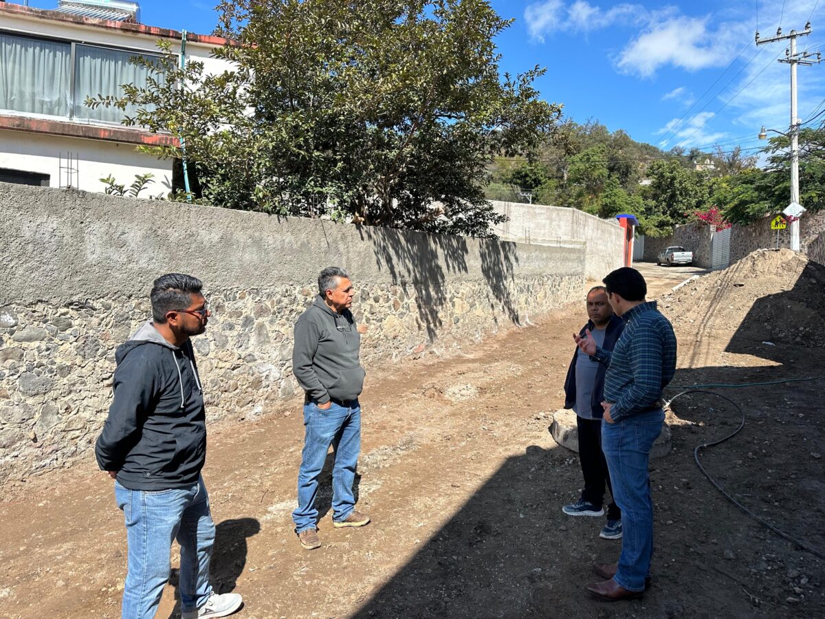 Supervisa gobierno de Metzquititlán diversas obras.