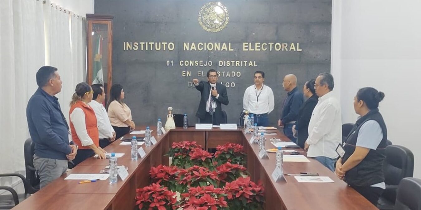 INE Hidalgo instala Consejos Distritales para Proceso Electoral Judicial