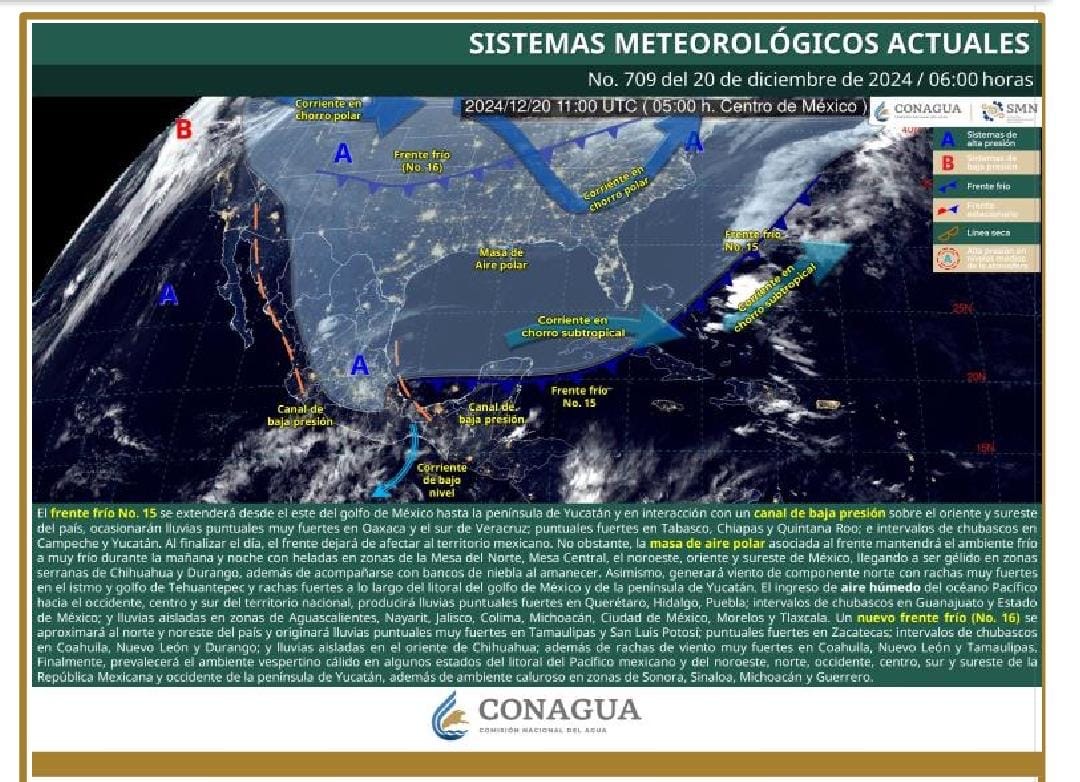 Prevén para Hidalgo lluvias fuertes