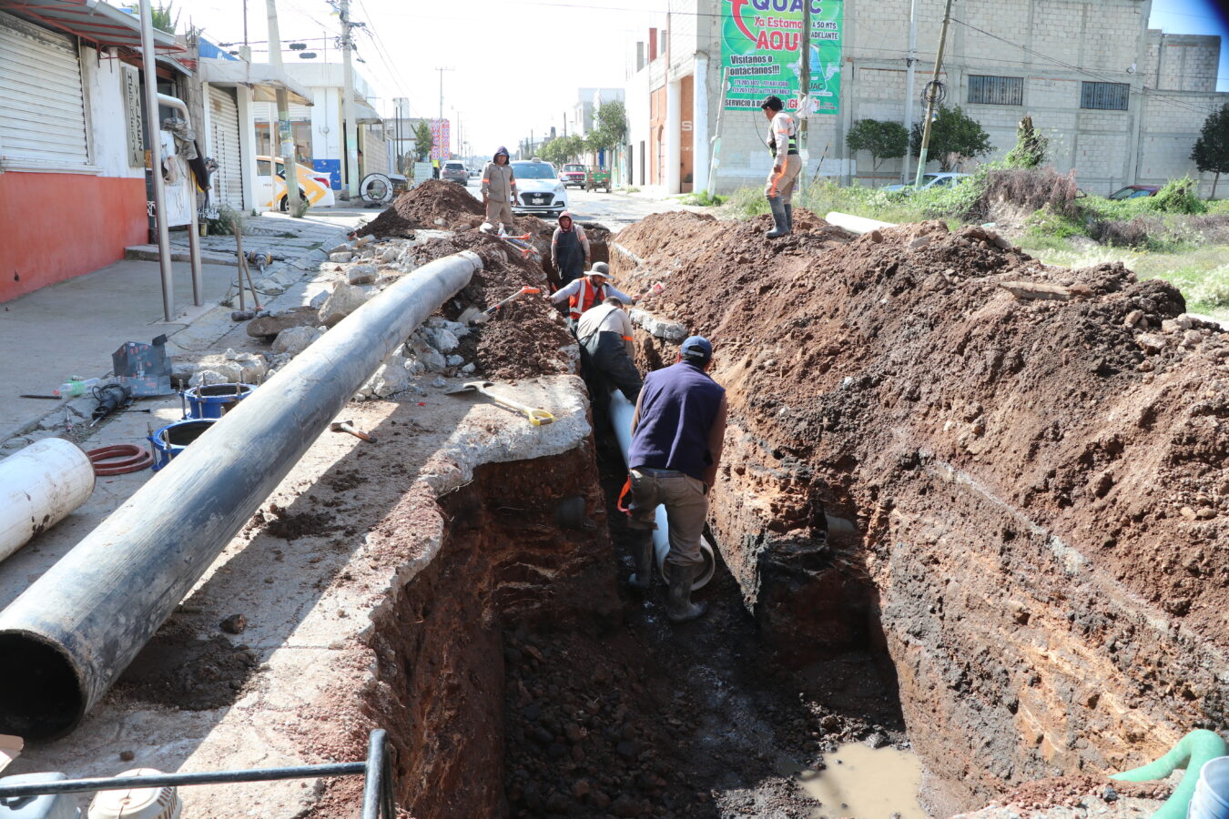 Reemplazan tuberías con “más de 60 años de antigüedad”.