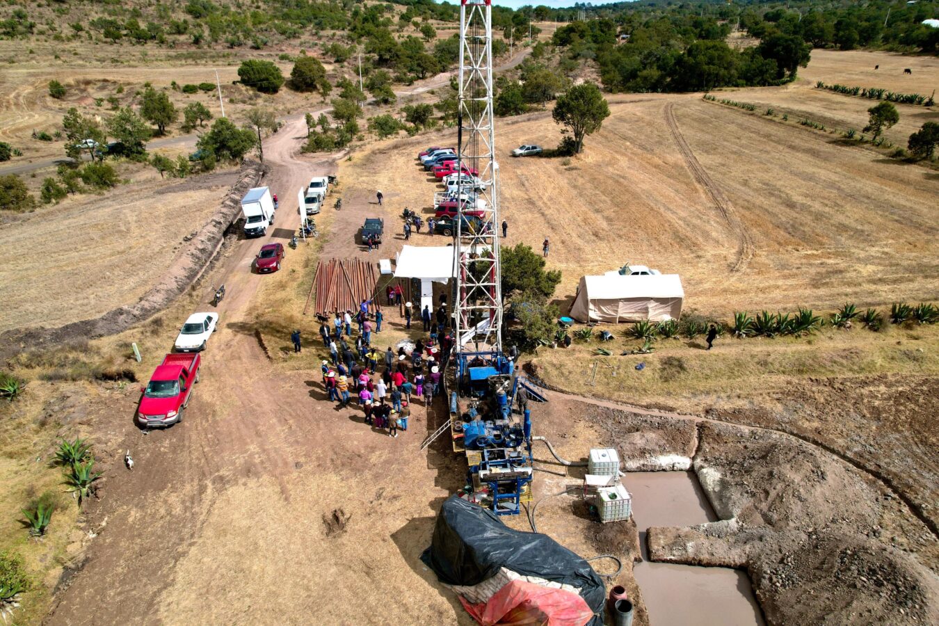 Inician perforación exploratoria de pozo en Apan