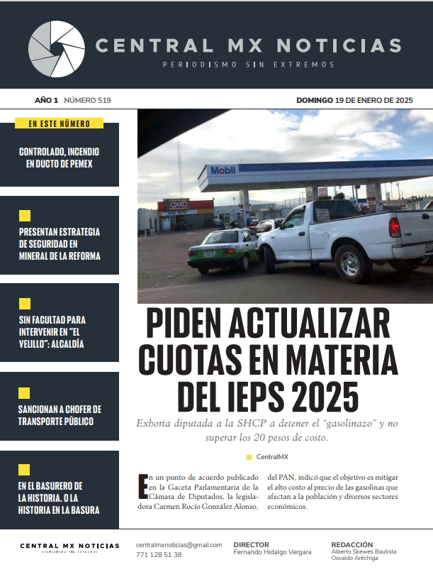 CentralMX – Domingo 19 de enero de 2025