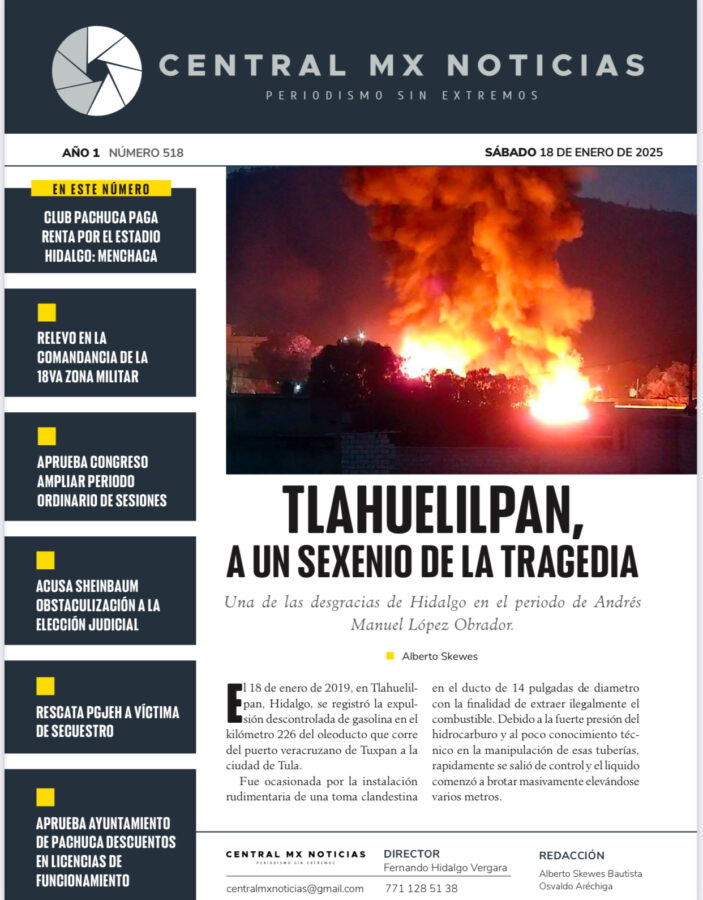 CentralMX- Sábado 18 de enero de 2025