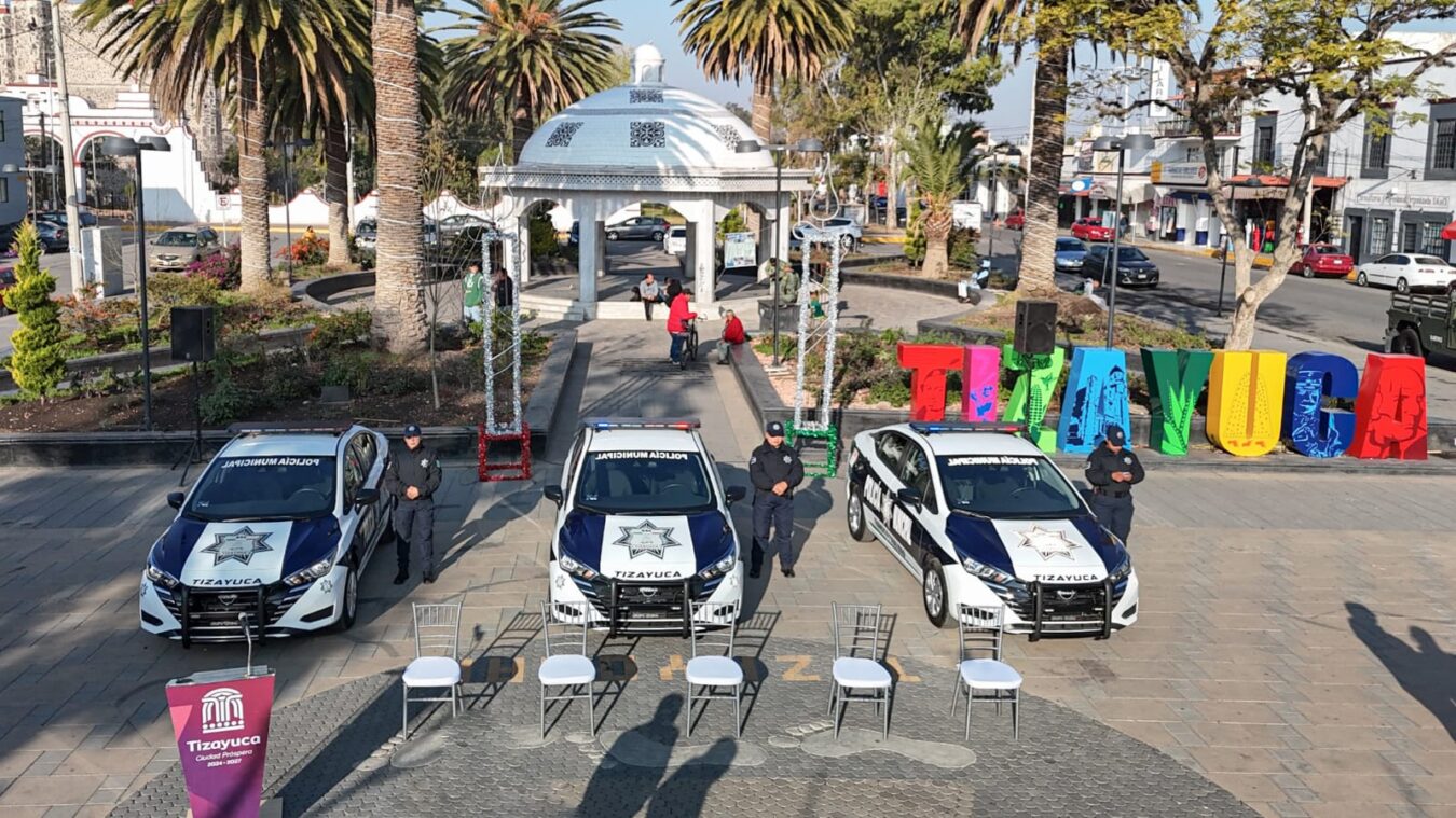 Refuerzan parque vehicular de la SSC de Tizayuca