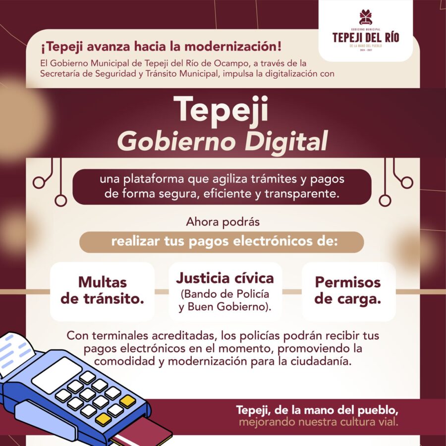 Implementa gobierno municipal la plataforma “Tepeji Gobierno Digital”