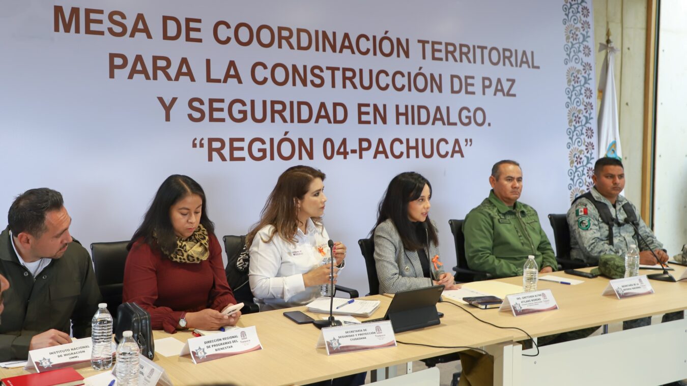 En Tizayuca, mesa desde paz y seguridad de la región