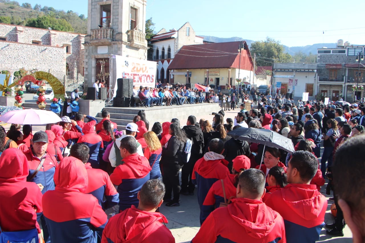 San Agustín Metzquititlán, sede de los Juegos Magisteriales Deportivos y Culturales de la Sección 15 del SNTE