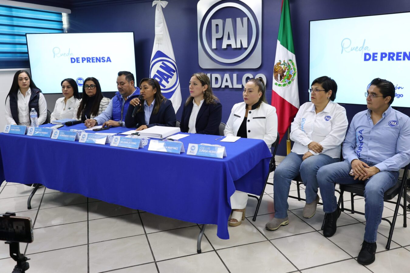 Denuncia PAN crisis de inseguridad en municipios hidalguenses